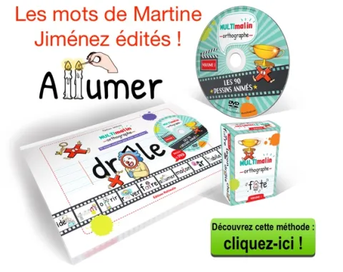 Les mots de Martine Jiménez édités : coffret Multimalin Orthographe